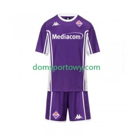 Koszulka ACF Fiorentina Dziecięcy Domowe Koszulki Piłkarskie 2025-2026 Krótki Rękaw